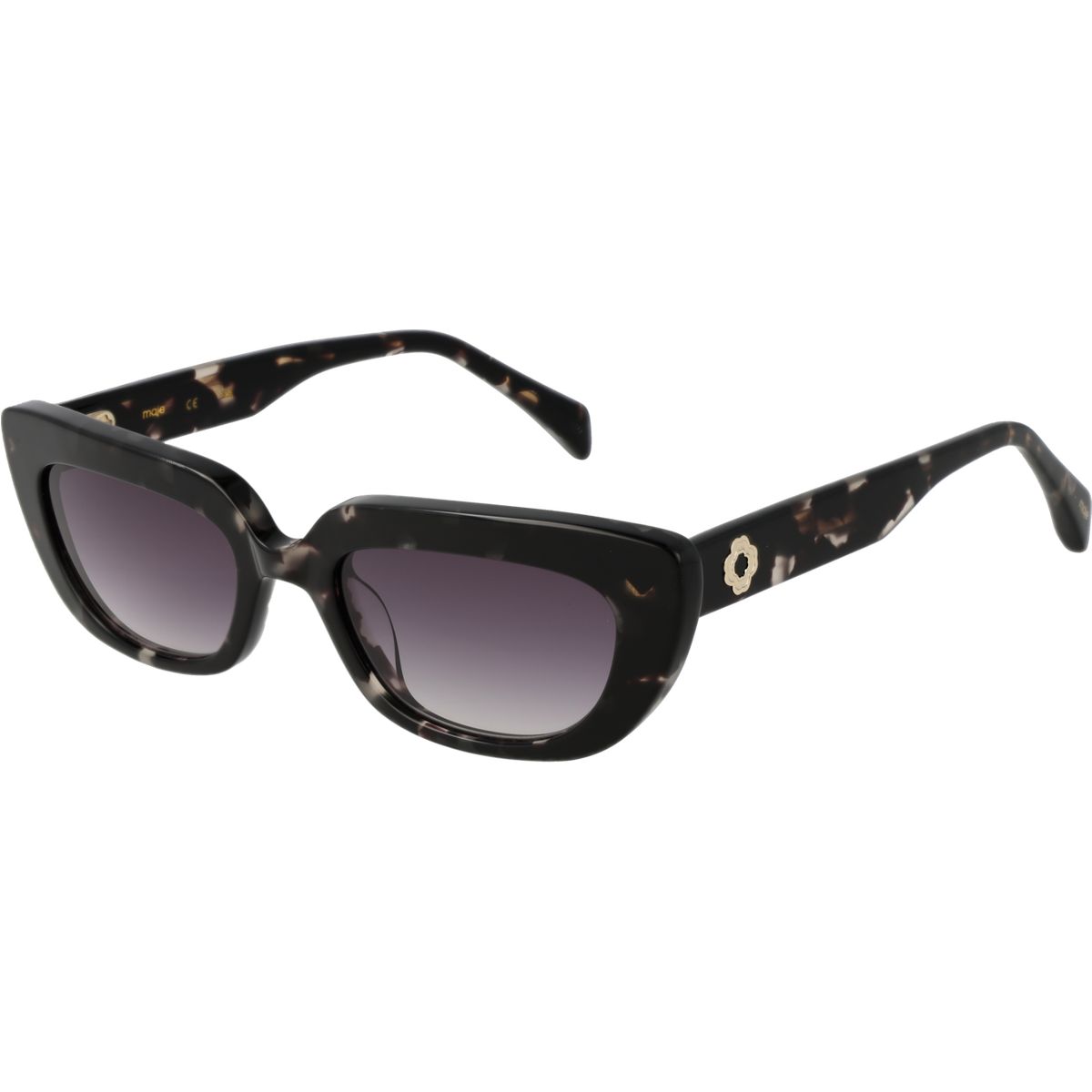Cat-Eye Sonnenbrille mit Blumendetail
