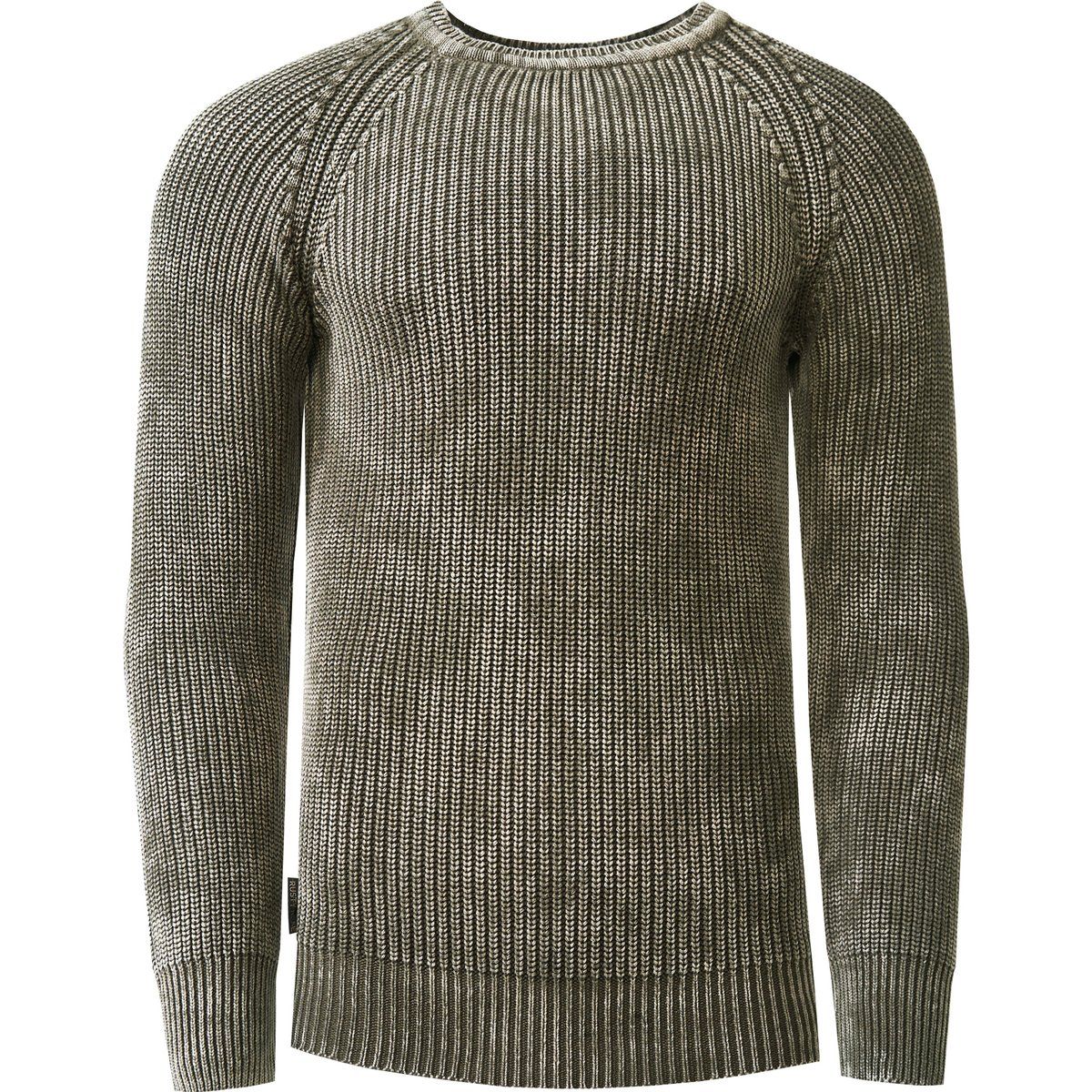 Verwaschener Strickpullover im Vintage-Look