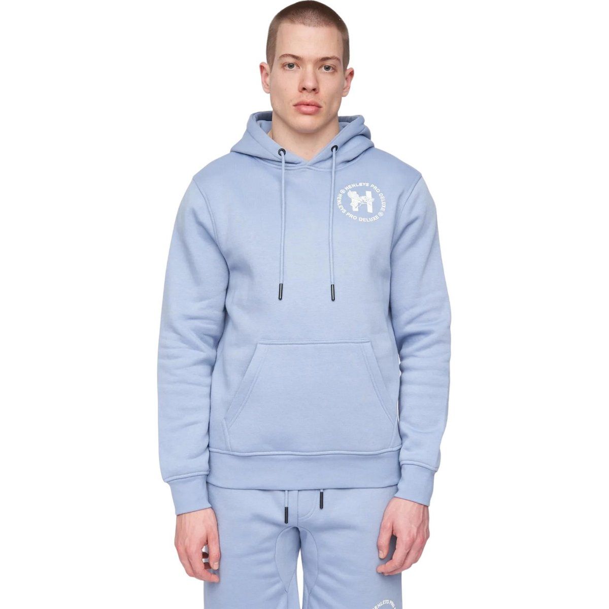 Lässiger Fleece-Pullover Hoodie