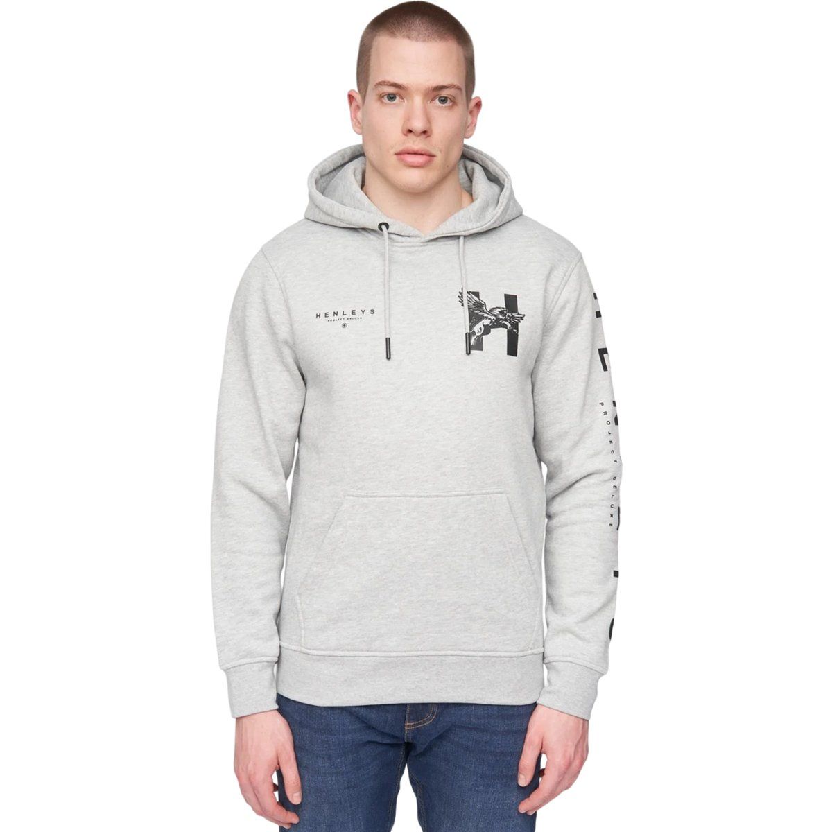 Herren Kapuzenpullover mit Grafikprint