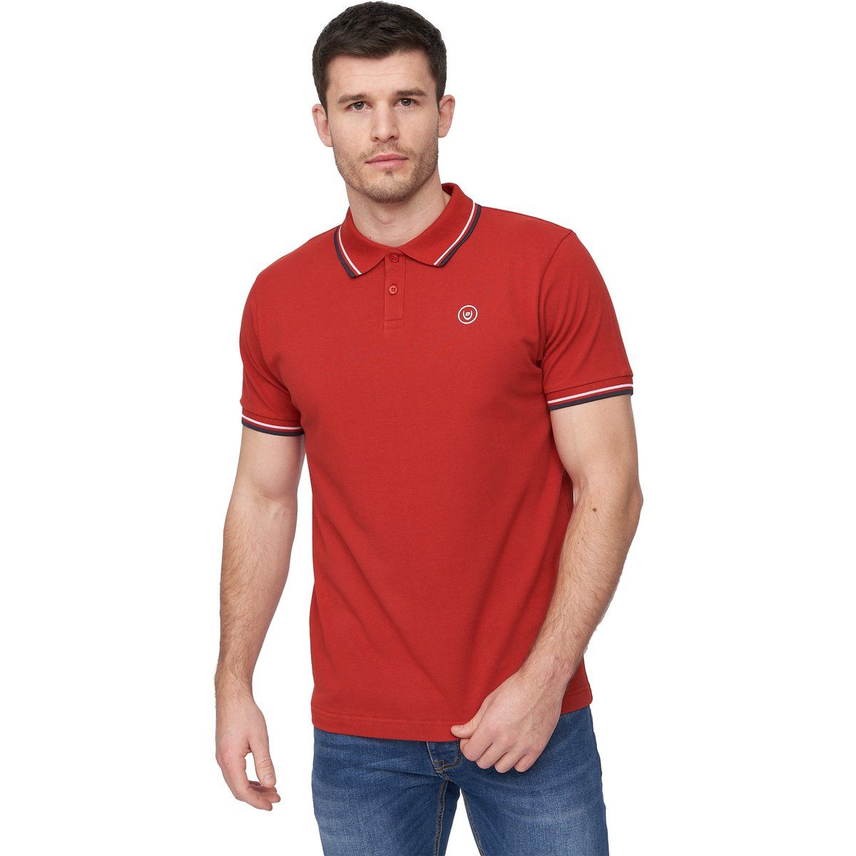 Herren-Piqué-Poloshirt mit kurzen Ärmeln