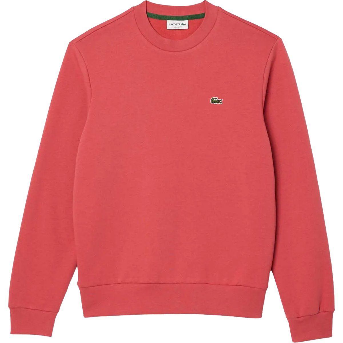 Lacoste - Sweatshirt Rundhalsausschnitt für Herren/Damen Unisex (Rot)