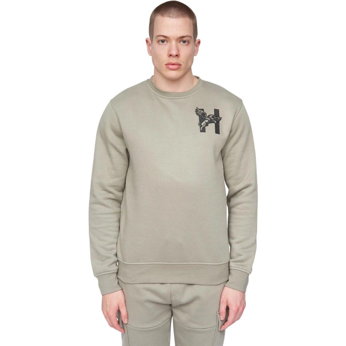 Henleys - "Moorehen" Sweatshirt Rundhalsausschnitt für Herren (Blau)