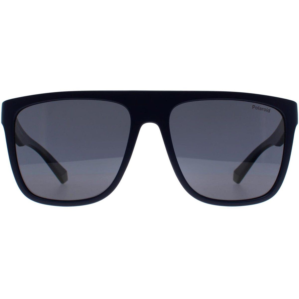 Quadratische Blaue Matte Sonnenbrille