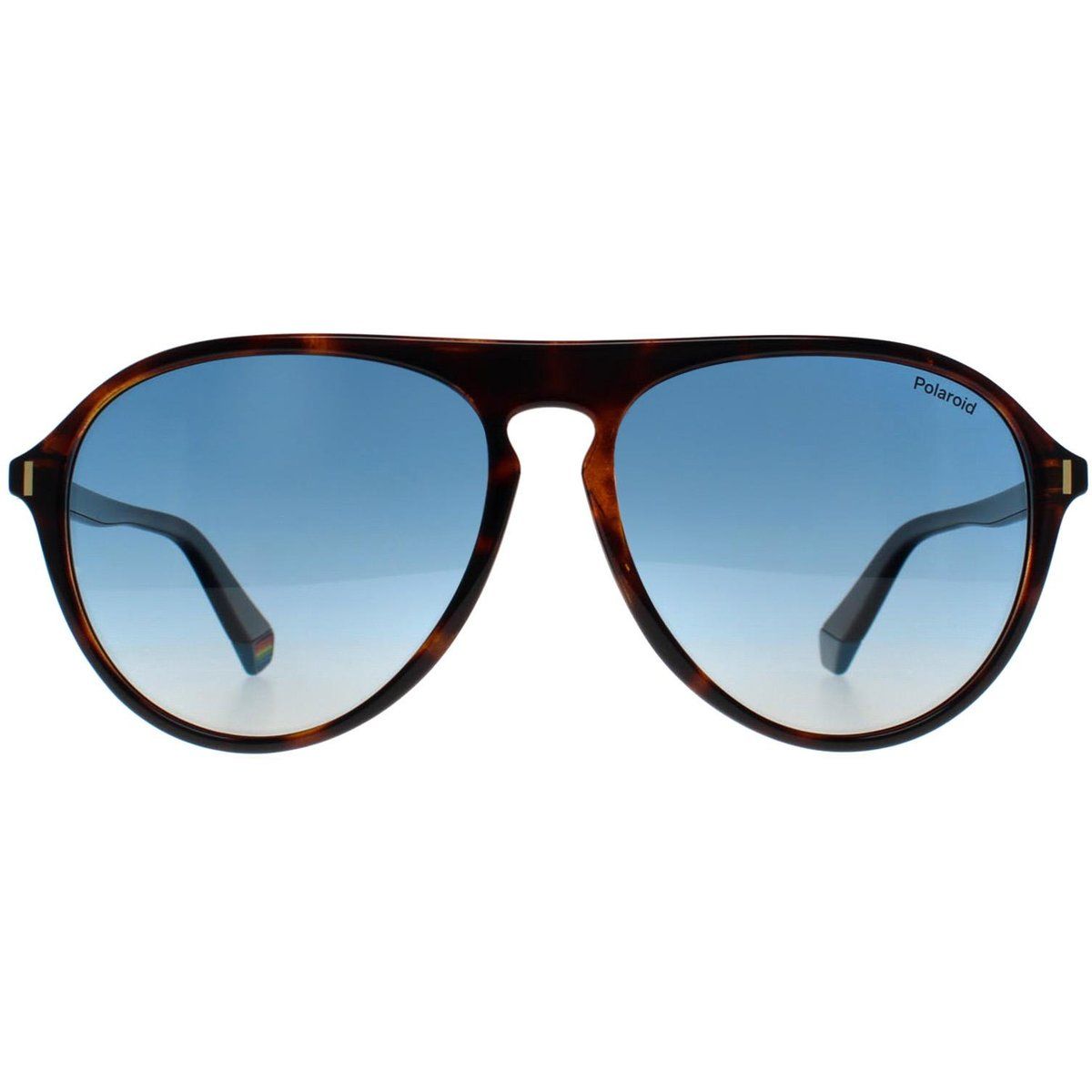 Klassische Pilotenbrille mit blauem Farbverlauf