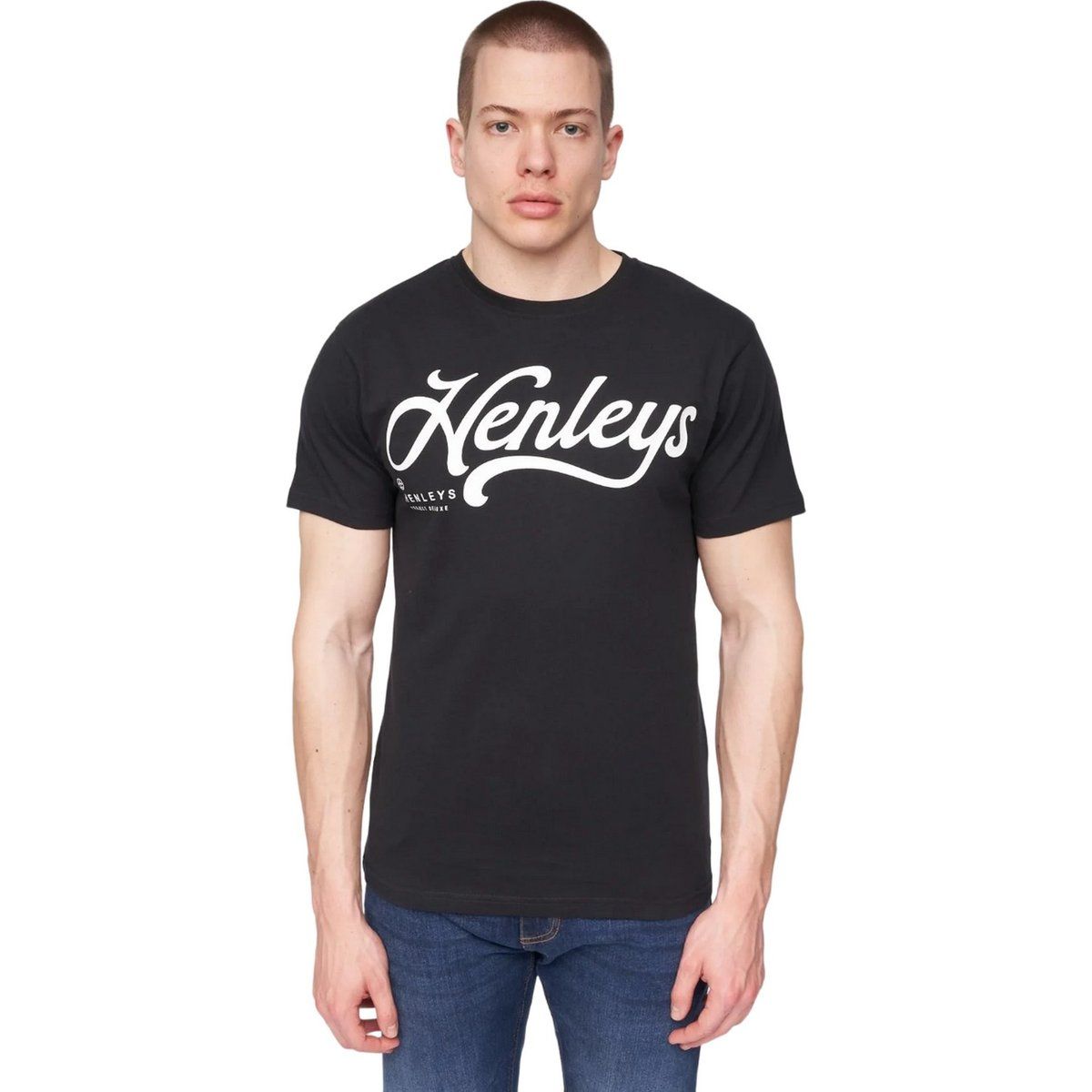 Klassisches Herren T-Shirt mit Logo-Print
