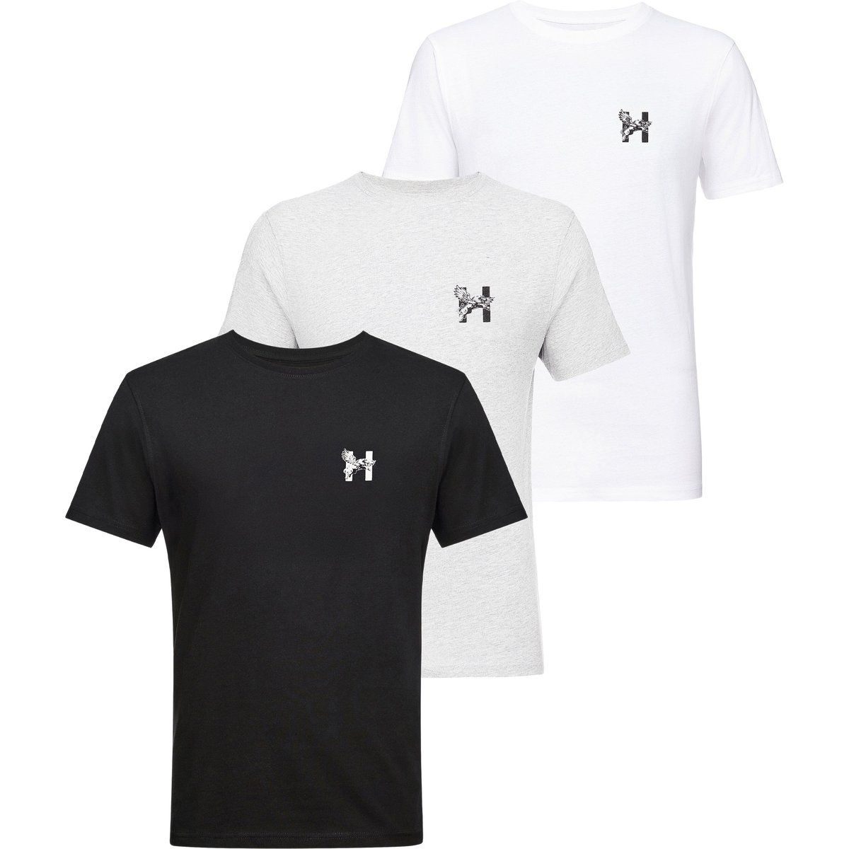 Klassisches T-Shirt-Pack mit Rundhalsausschnitt