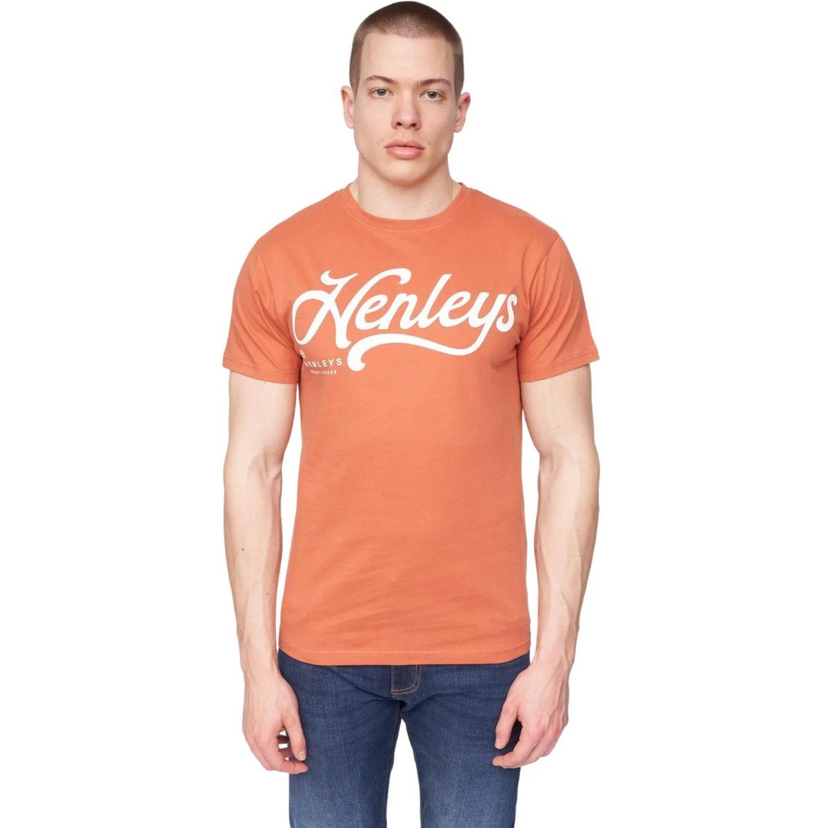 Herren T-Shirt mit Grafikprint und Rundhalsausschnitt