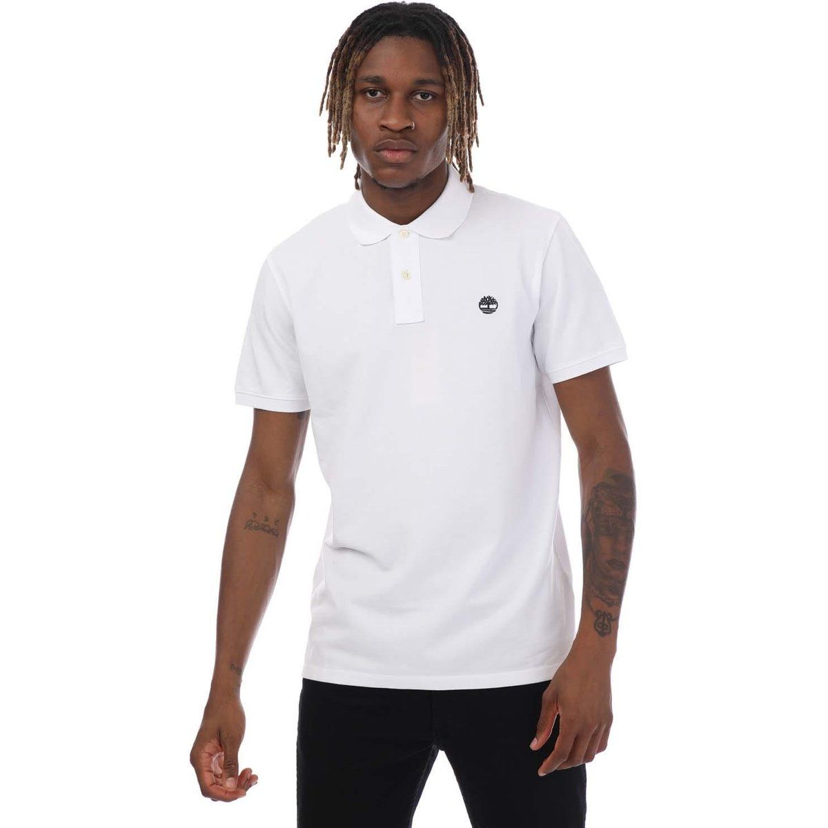 Klassisches Piqué-Baumwoll-Poloshirt