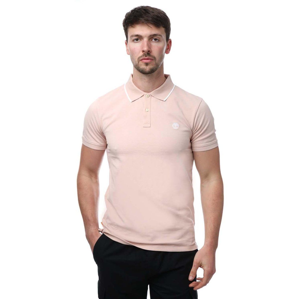 Klassisches Piqué Kurzarm-Poloshirt