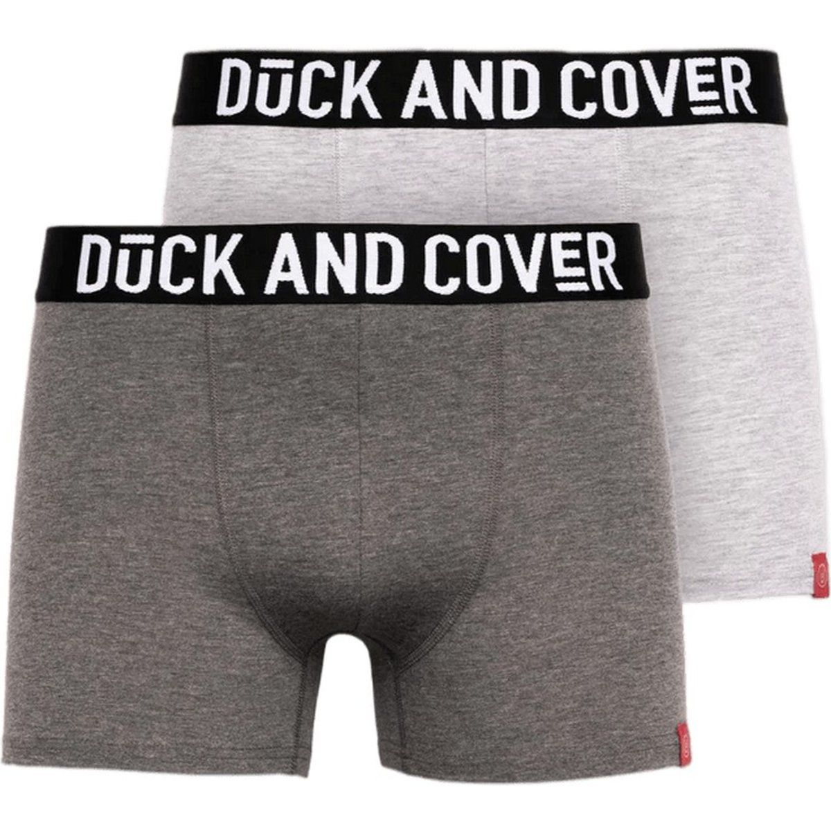 Herren Graue Boxershorts Doppelpack