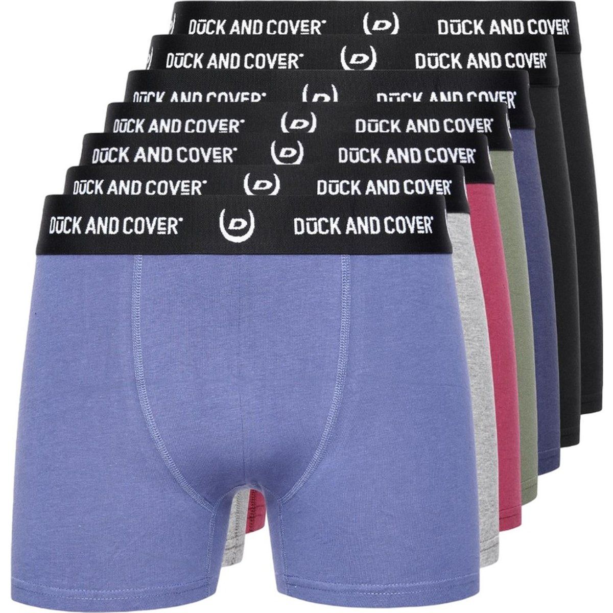 Duck and Cover - "Anvilli" Boxershorts für Herren(7er-Pack) (Bunt)
