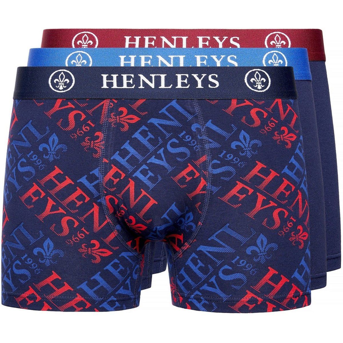 Herren Baumwoll-Stretch-Boxershorts mit Muster