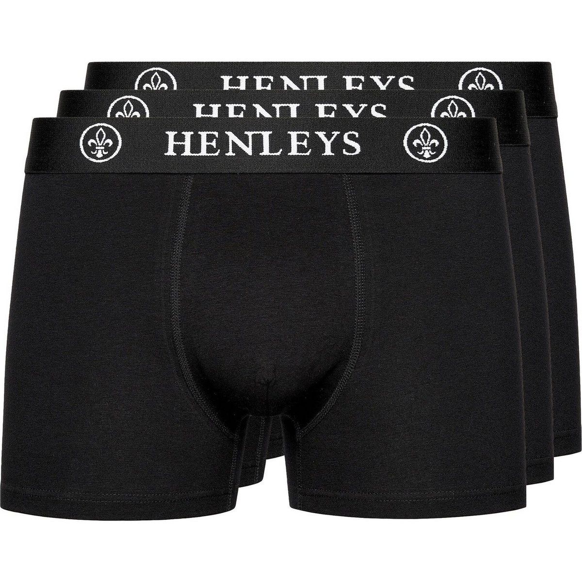 Schwarze Herren-Boxershorts Set
