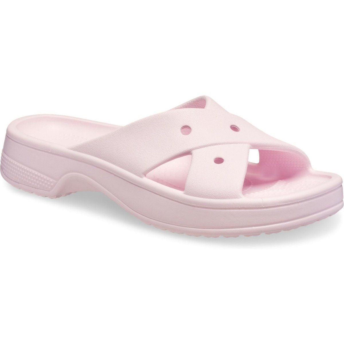 Crocs Klassische Kreuzriemen Thermoplastische Damen Sandalen in Pink Milk