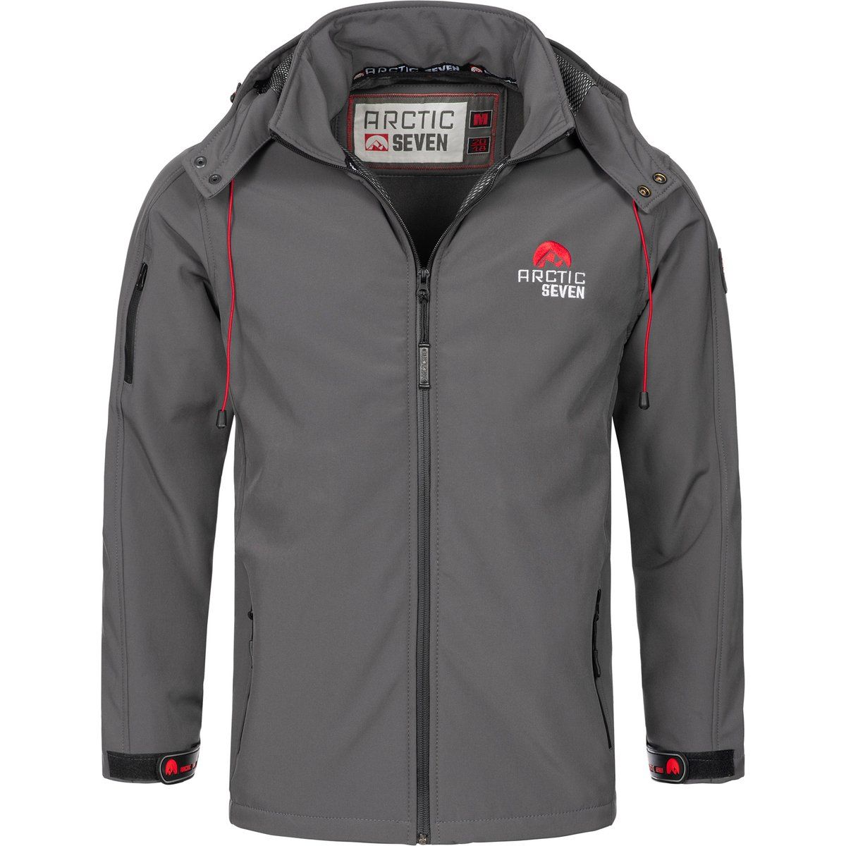 Herren Softshell Outdoor Jacke mit Kapuze