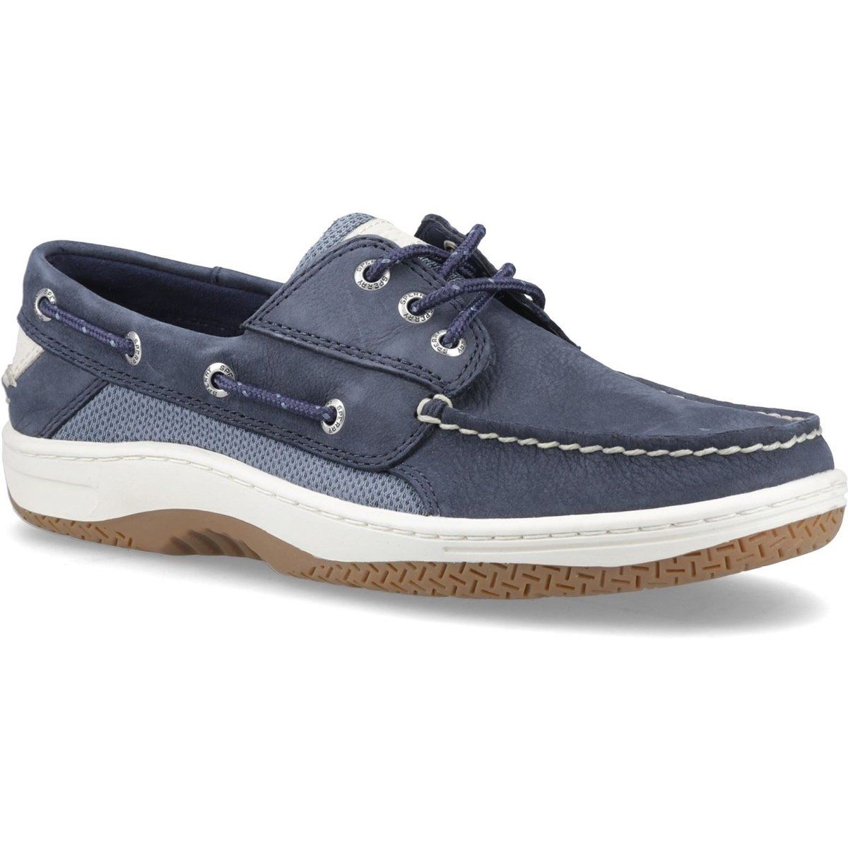 Sperry Billfish 3 Eye Herren Bootsschuhe Aus Leder In Marineblau