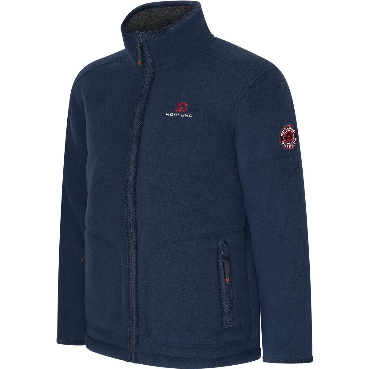 Herren Marineblau Polar Fleece Jacke