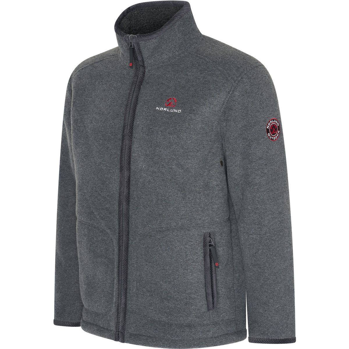 Lässige Fleecejacke mit Reißverschluss