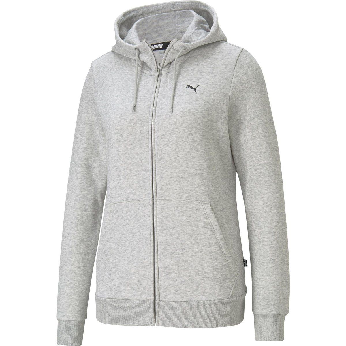 Puma - Hoodie mit durchgehendem Reißverschluss für Damen (Grau)