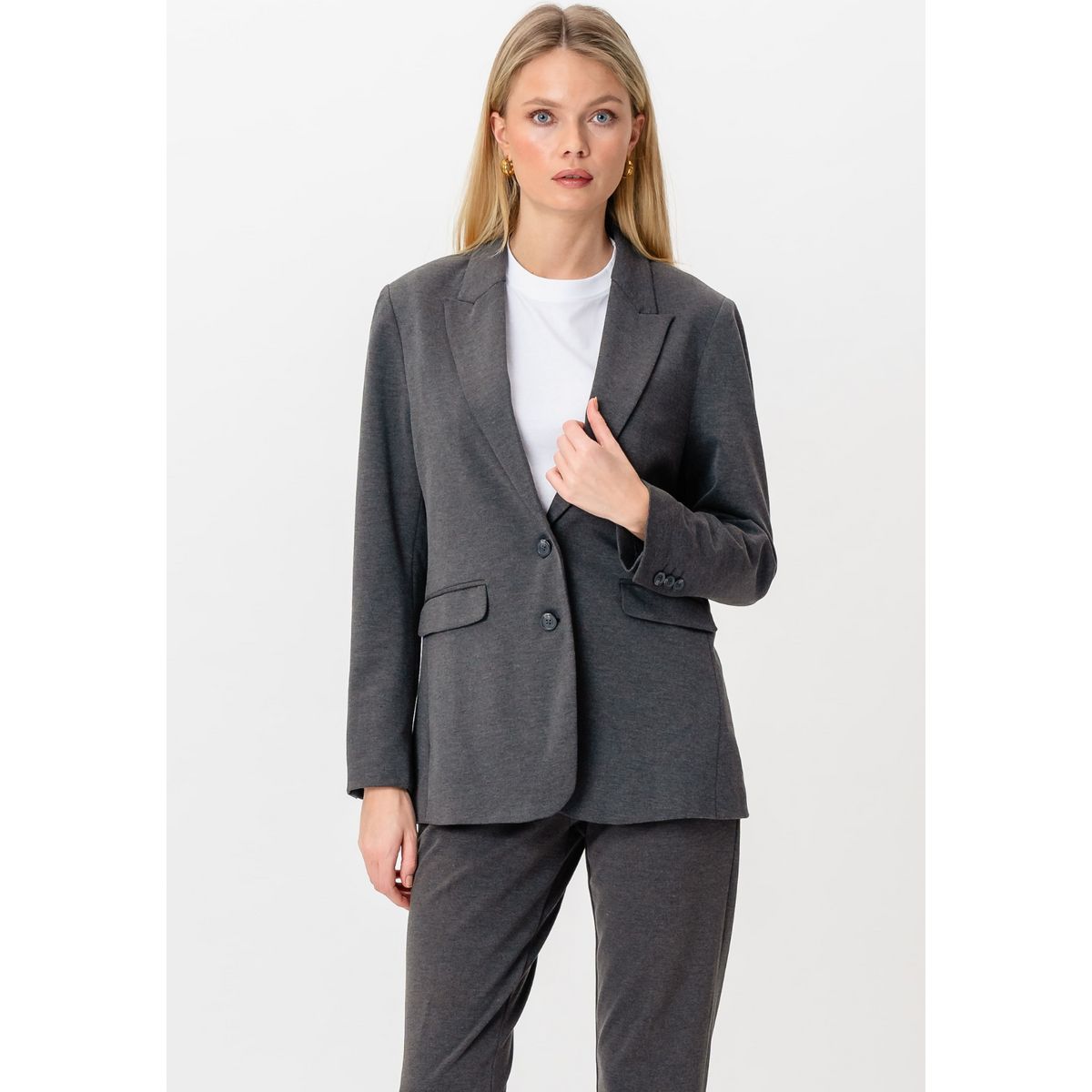 Dunkelgrauer Performance-Blazer