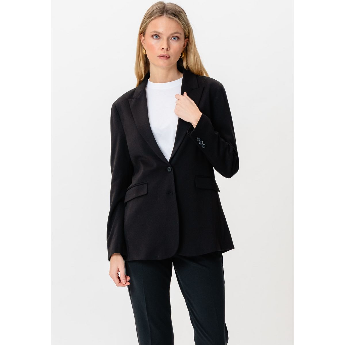 Damen Performance Blazer Schwarz