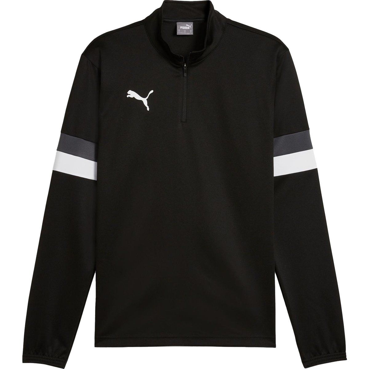 Puma - "TeamRISE" Oberteil mit kurzem Reißverschluss für Herren (Schwarz)