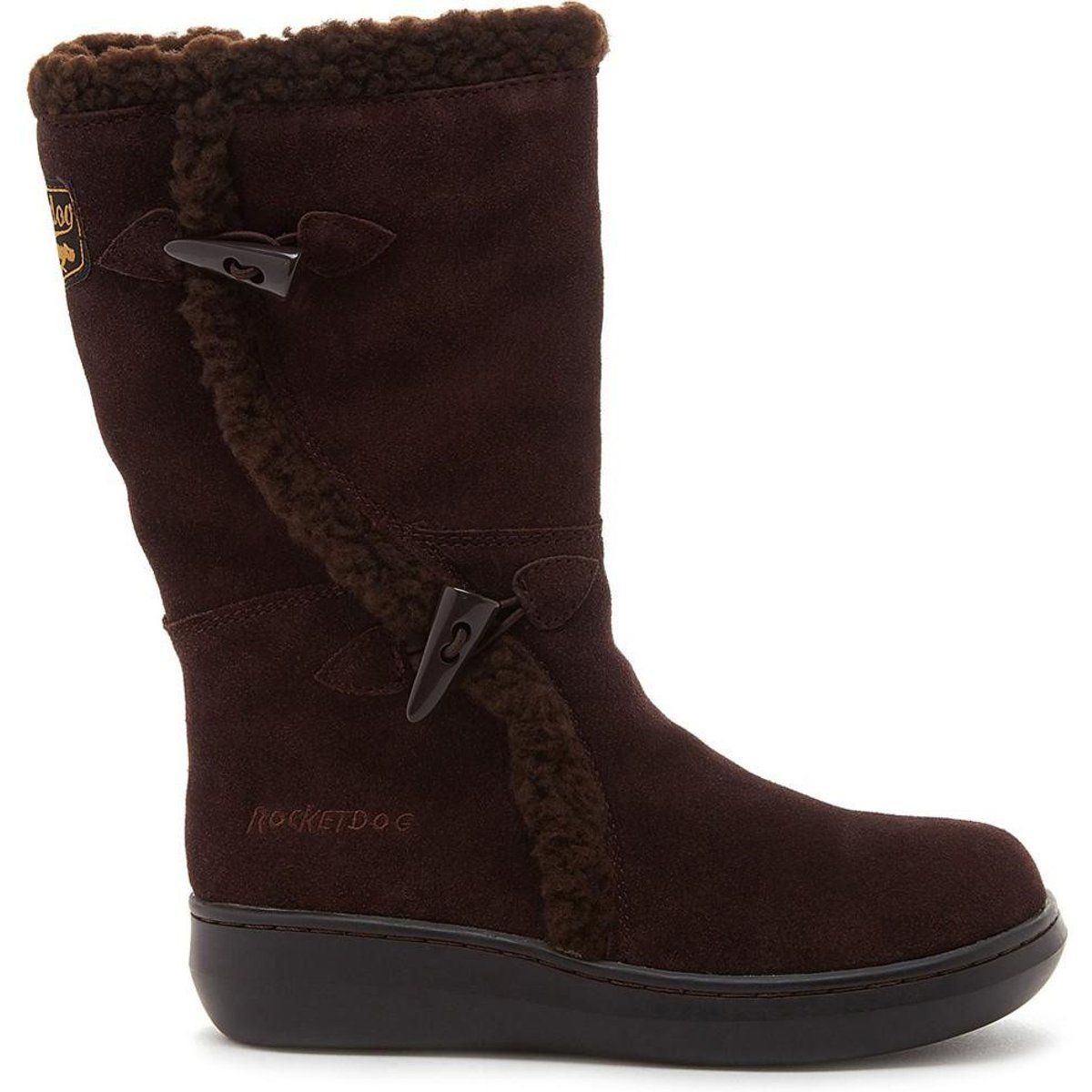 Rocket Dog - Damen Winterstiefel "Slope", Wildleder (Schokoladenbraun)