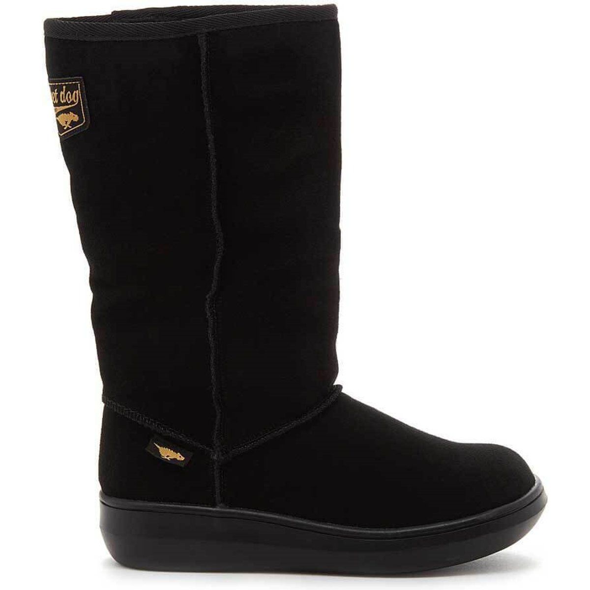 Rocket Dog - Damen Lange Stiefel "Sugardaddy", Leder (Schwarz)