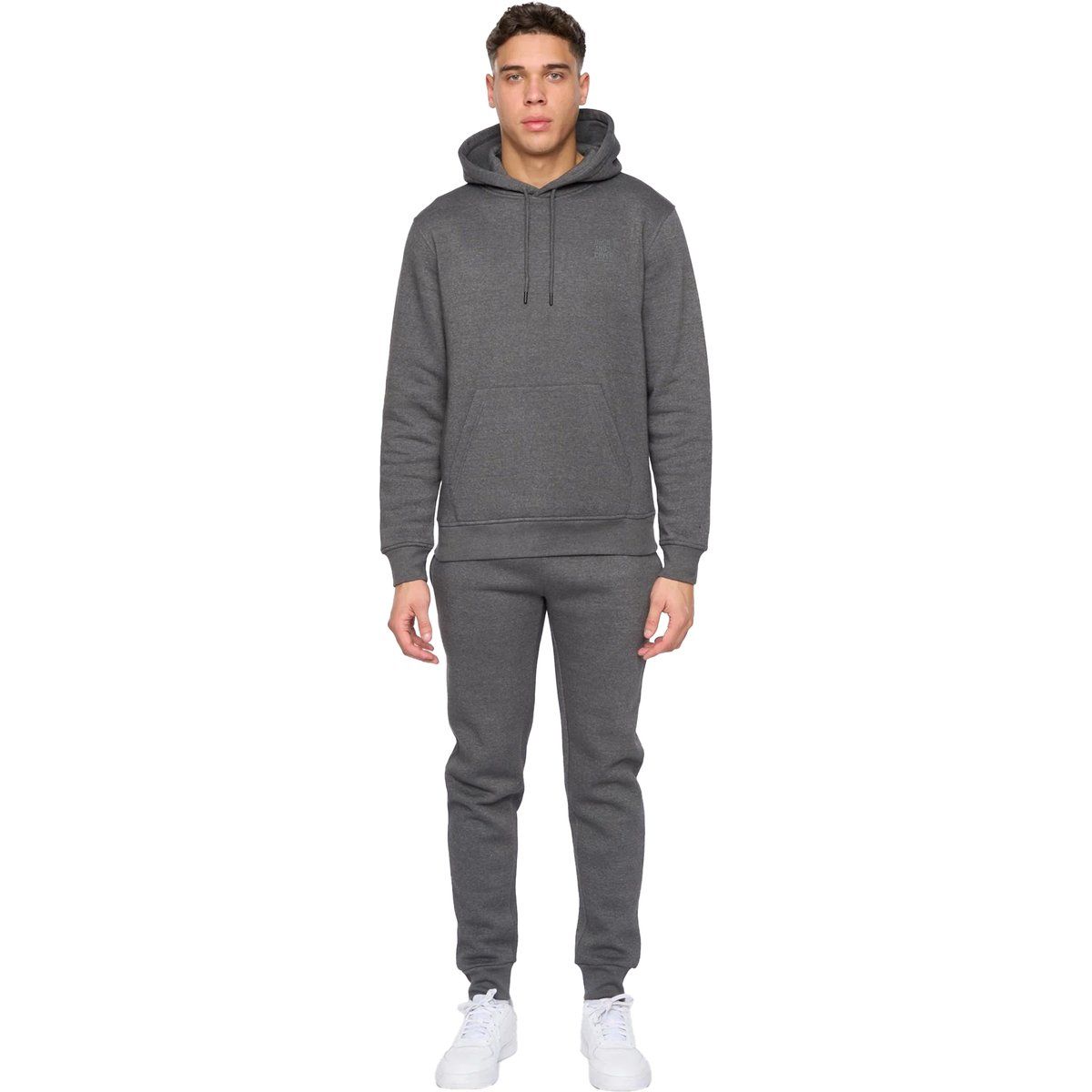 Duck and Cover - "Merchell" Hoodie und Jogginghosen-Set für Herren (Holzkohle-Mergel)