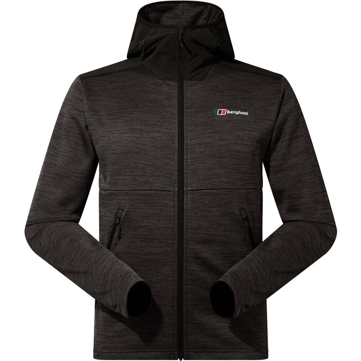 Herren Fleece Kapuzenjacke