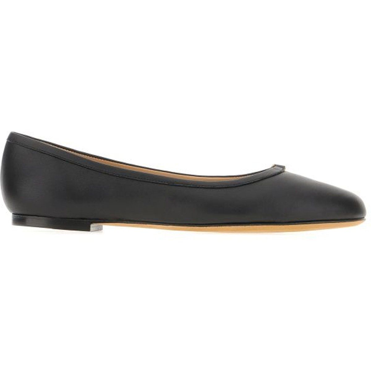 Klassische Ballerinas aus Leder