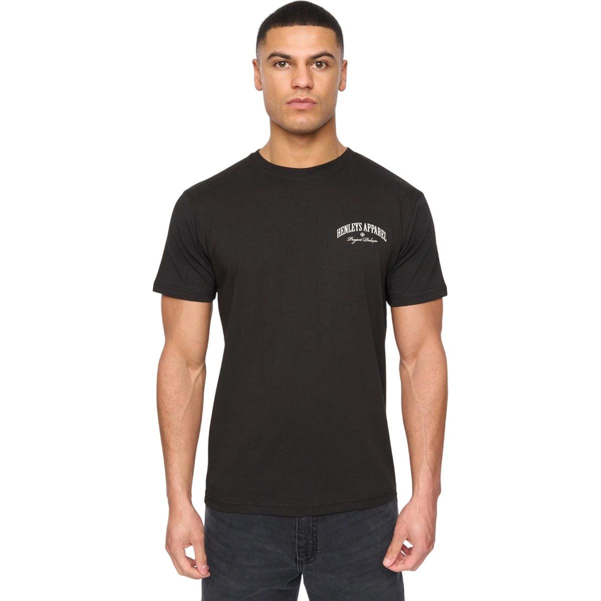 Henleys - "Henwing" T-Shirt für Herren (Schwarz)