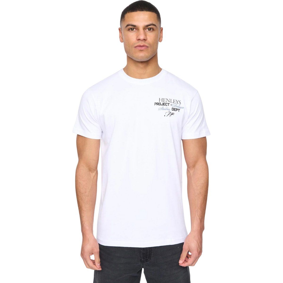 Henleys - "Hentitled" T-Shirt für Herren (Aufgehelltes Weiß)
