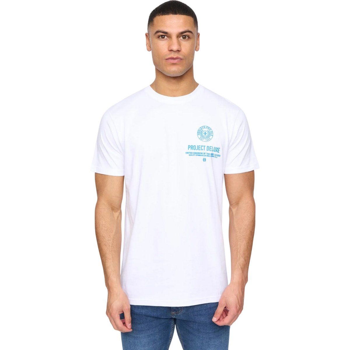Henleys - "Henstamp" T-Shirt für Herren (Weiß)