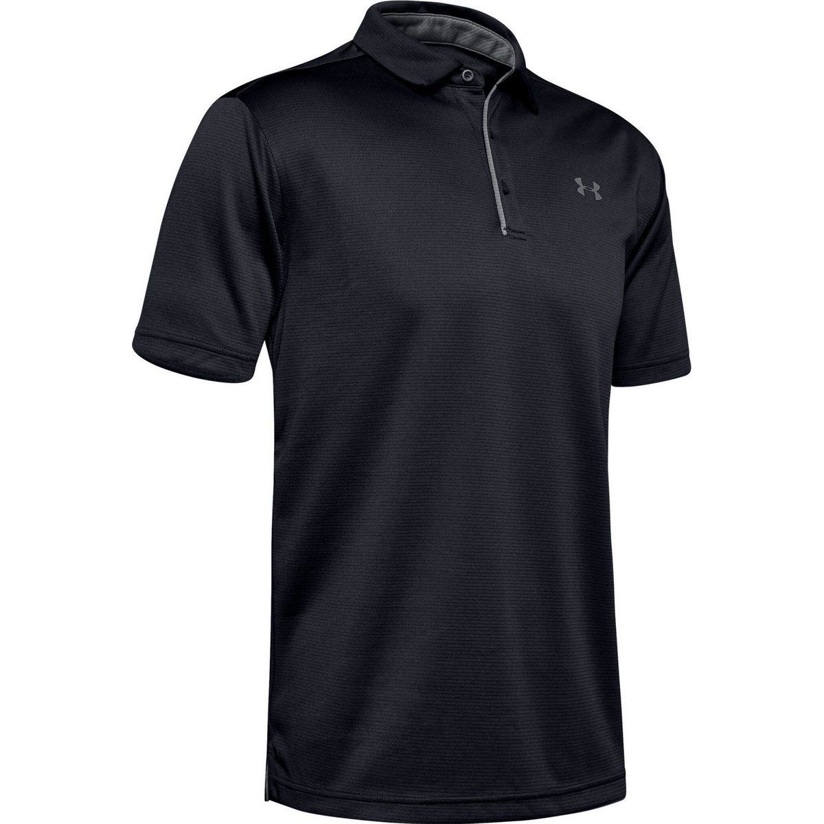Under Armour - "Tech" Poloshirt für Herren (Schwarz/Graphit)