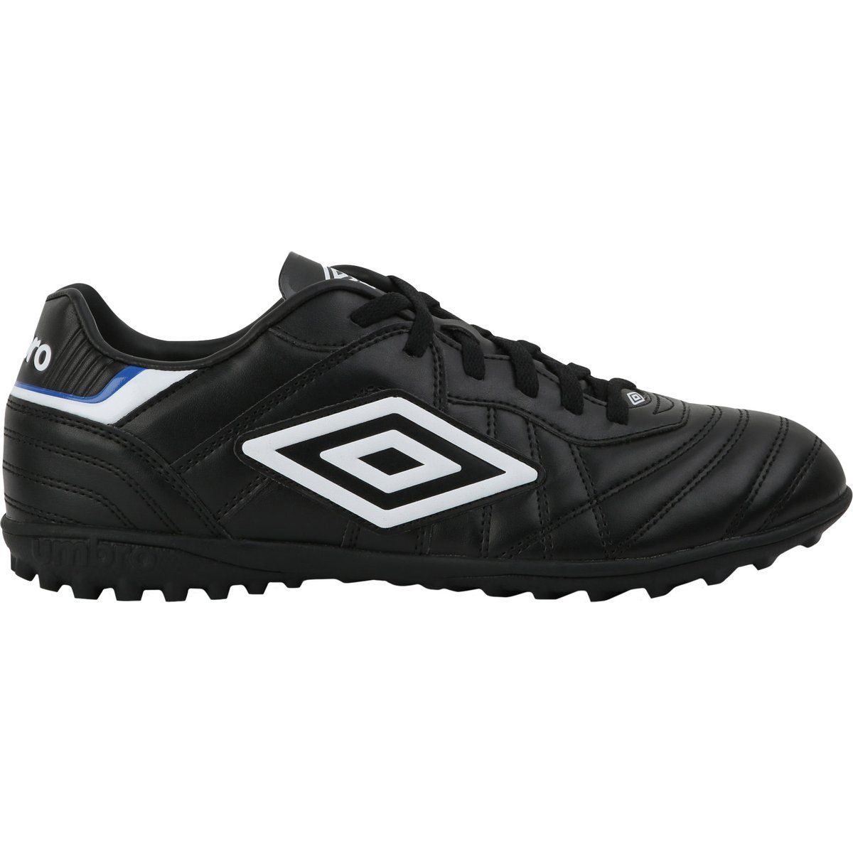 Umbro - Herren Fußball-Stiefel "Speciali Eternal Club Tf", Leder (Schwarz/Weiß/Königsblau)