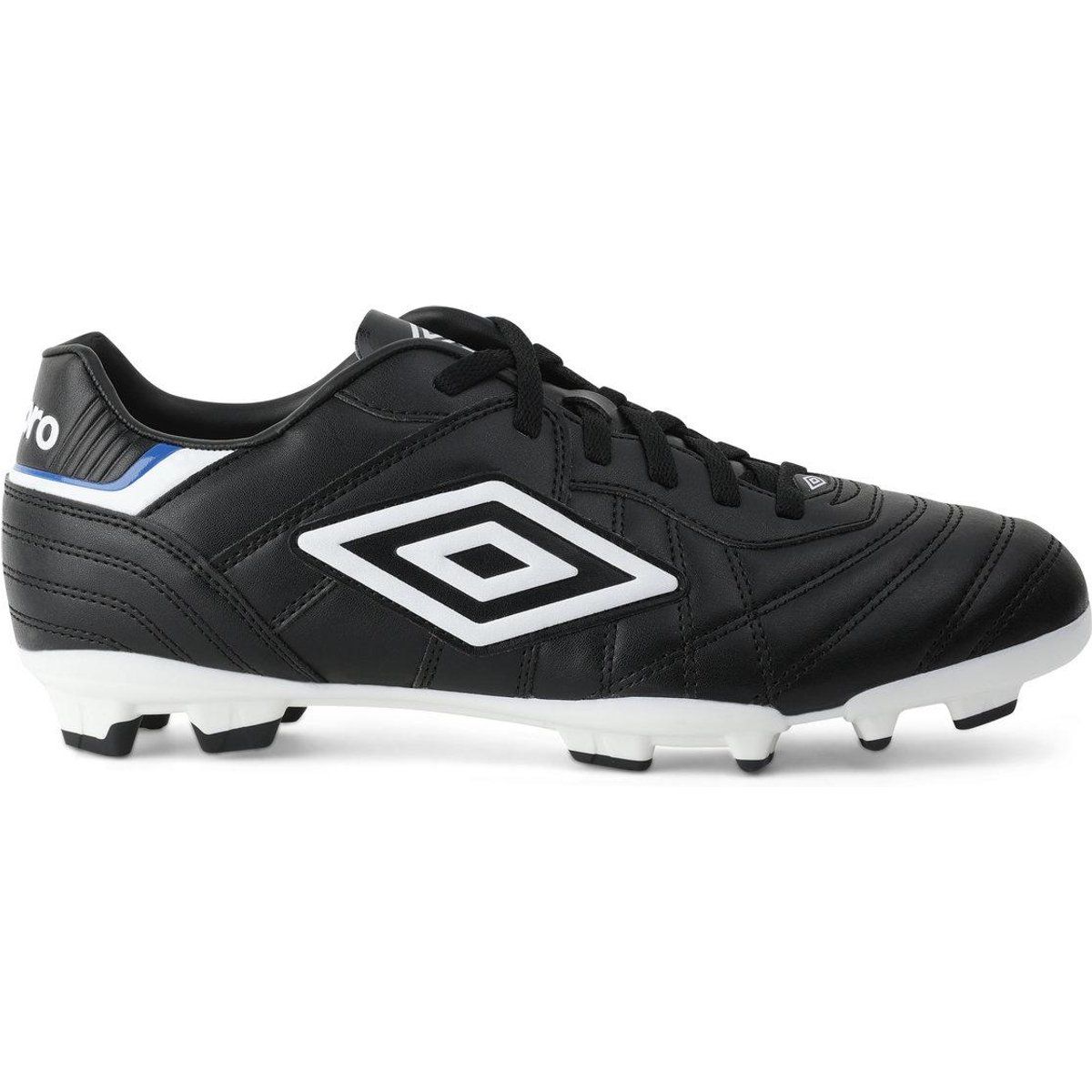 Schwarze Fußballschuhe in Lederoptik