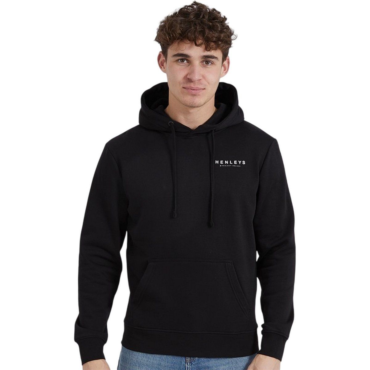 Henleys - "Henycore" Kapuzenpullover für Herren (Schwarz)