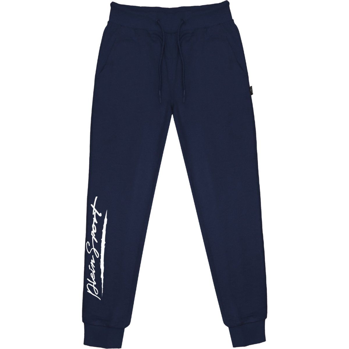 Marineblaue Plein Sport Logo Jogginghose
