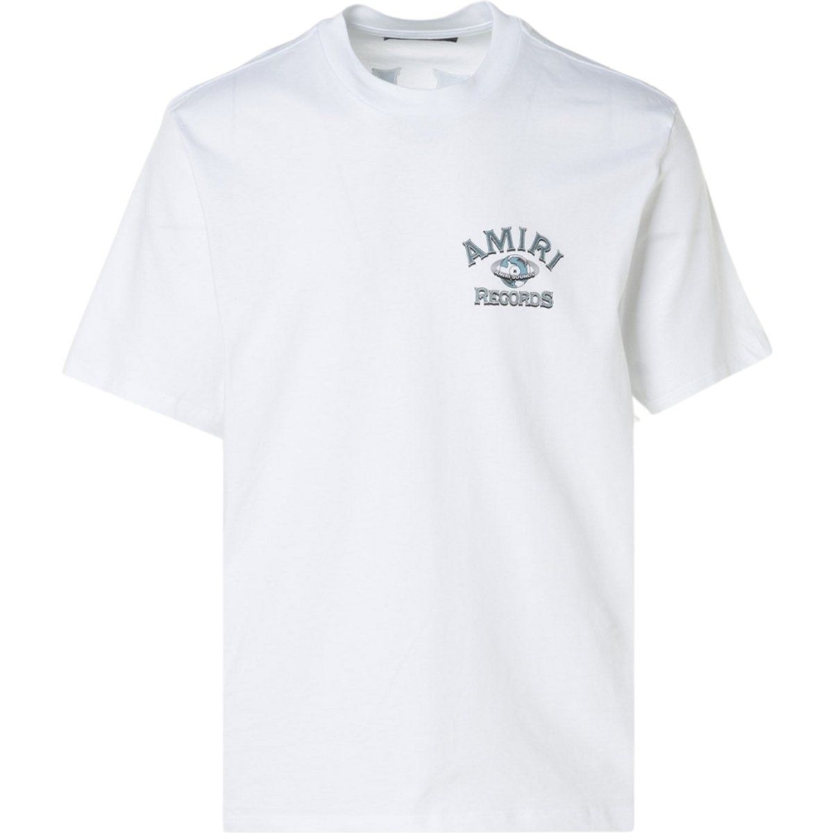 Weißes T-Shirt mit Amiri Records Logo