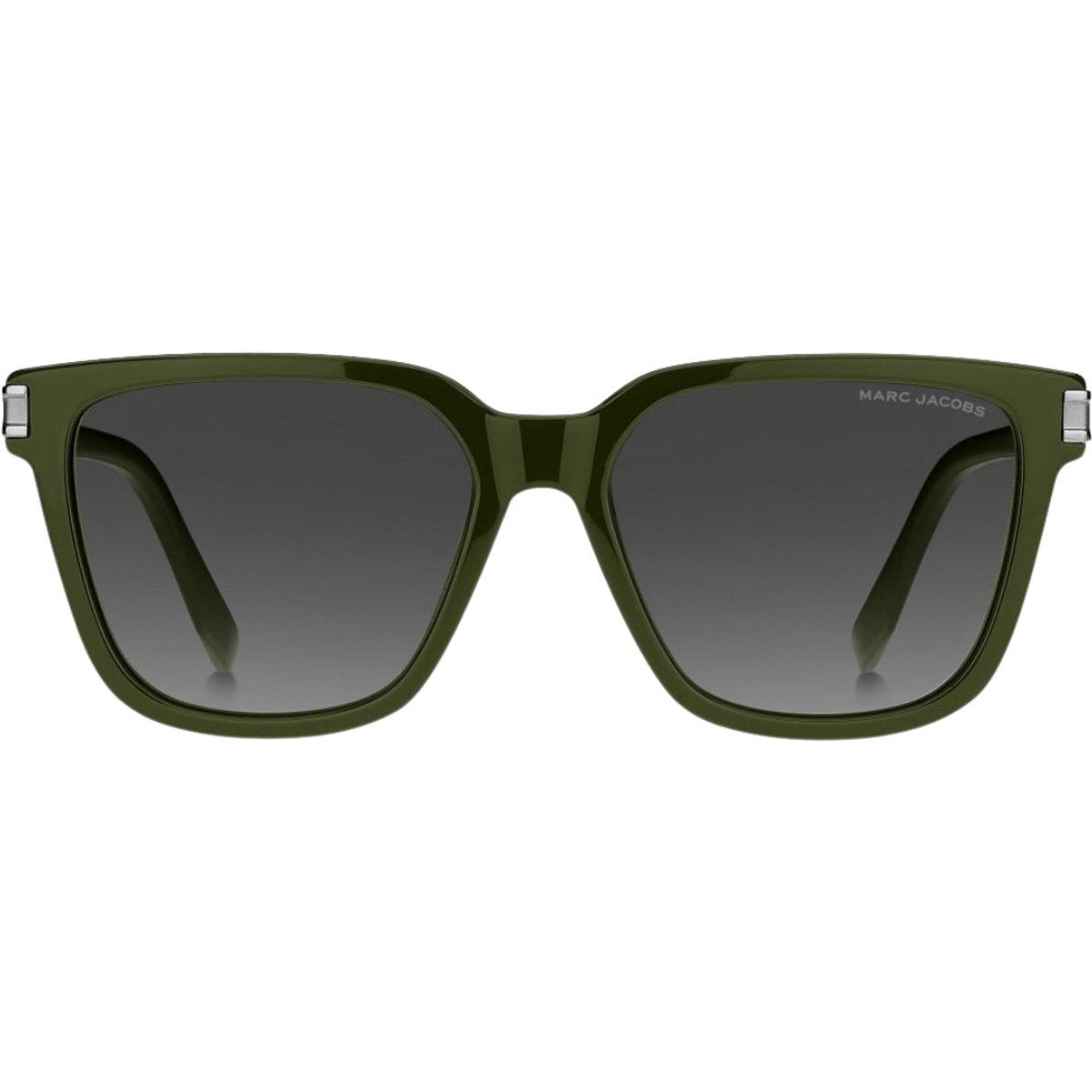 Quadratische Sonnenbrille mit grünem Rahmen