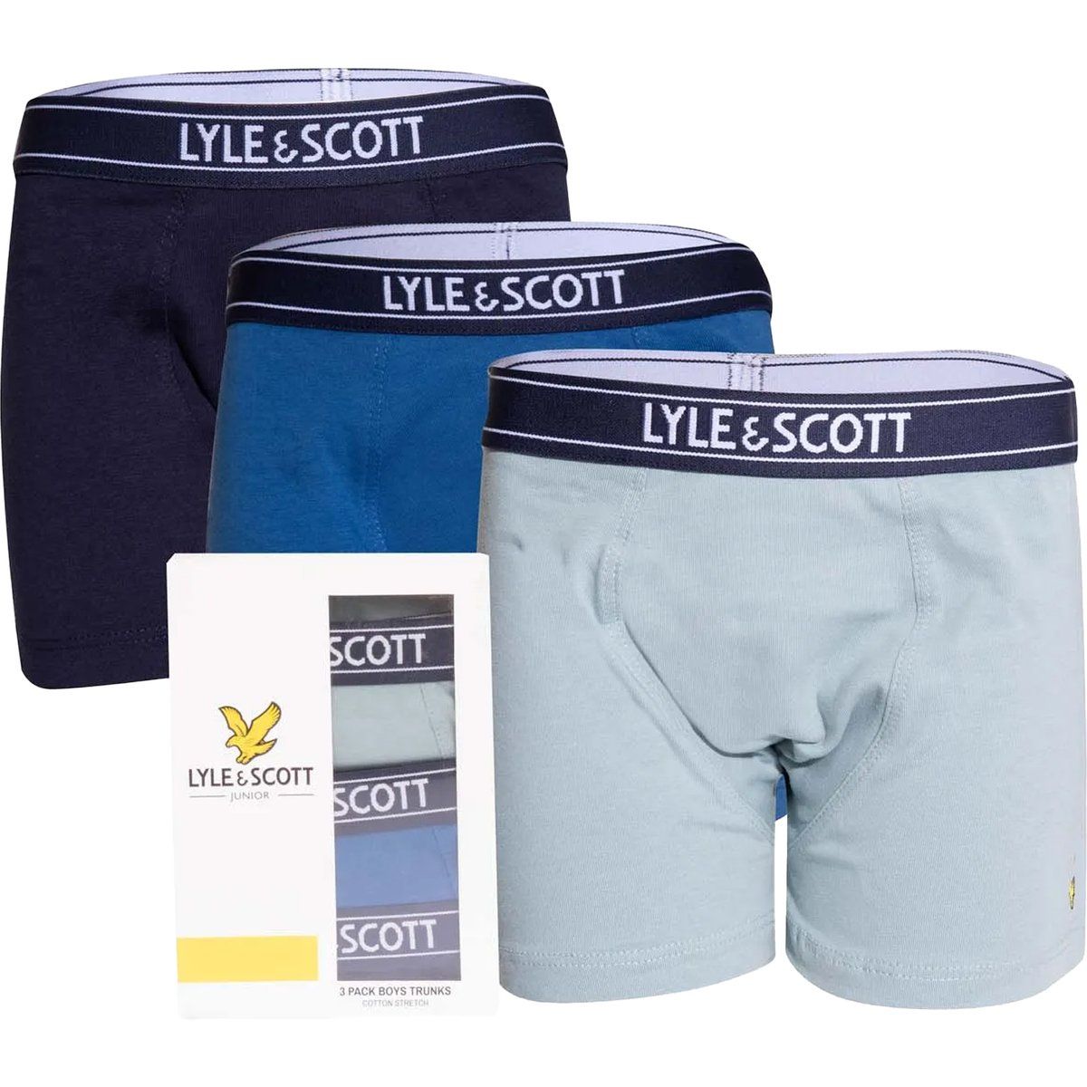 Jungen Baumwoll Stretch Boxershorts Set