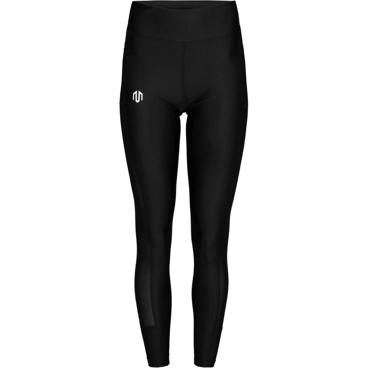 High-Waist Leggings mit Mesh-Einsatz