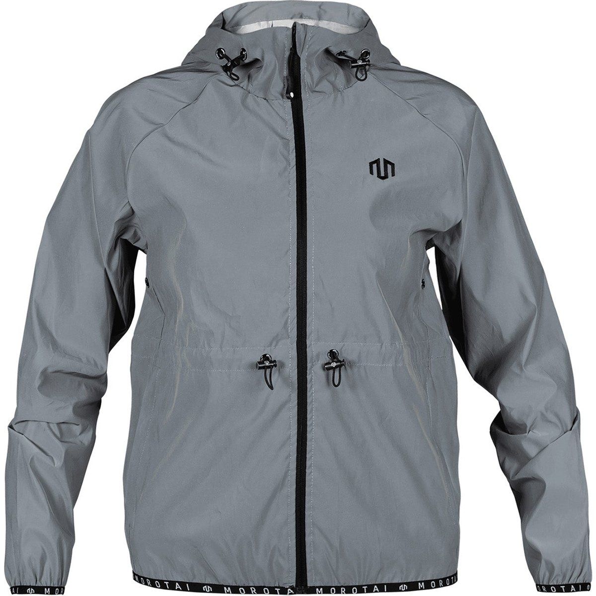 Reflektierender Windbreaker mit verstellbarer Kapuze