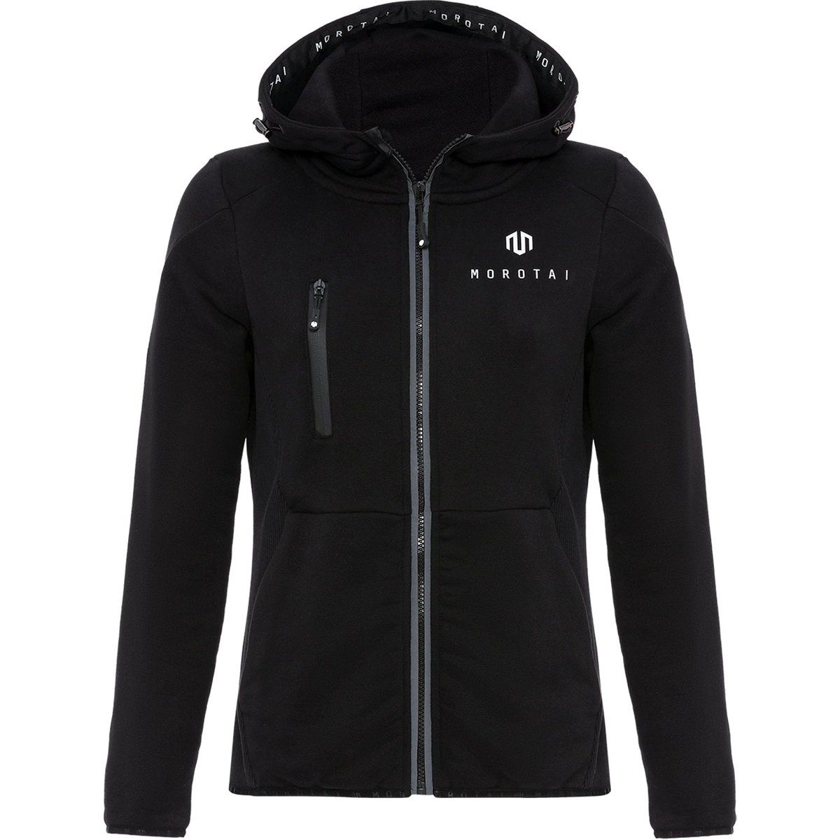Minimalistische Fleece Jacke mit Reißverschluss