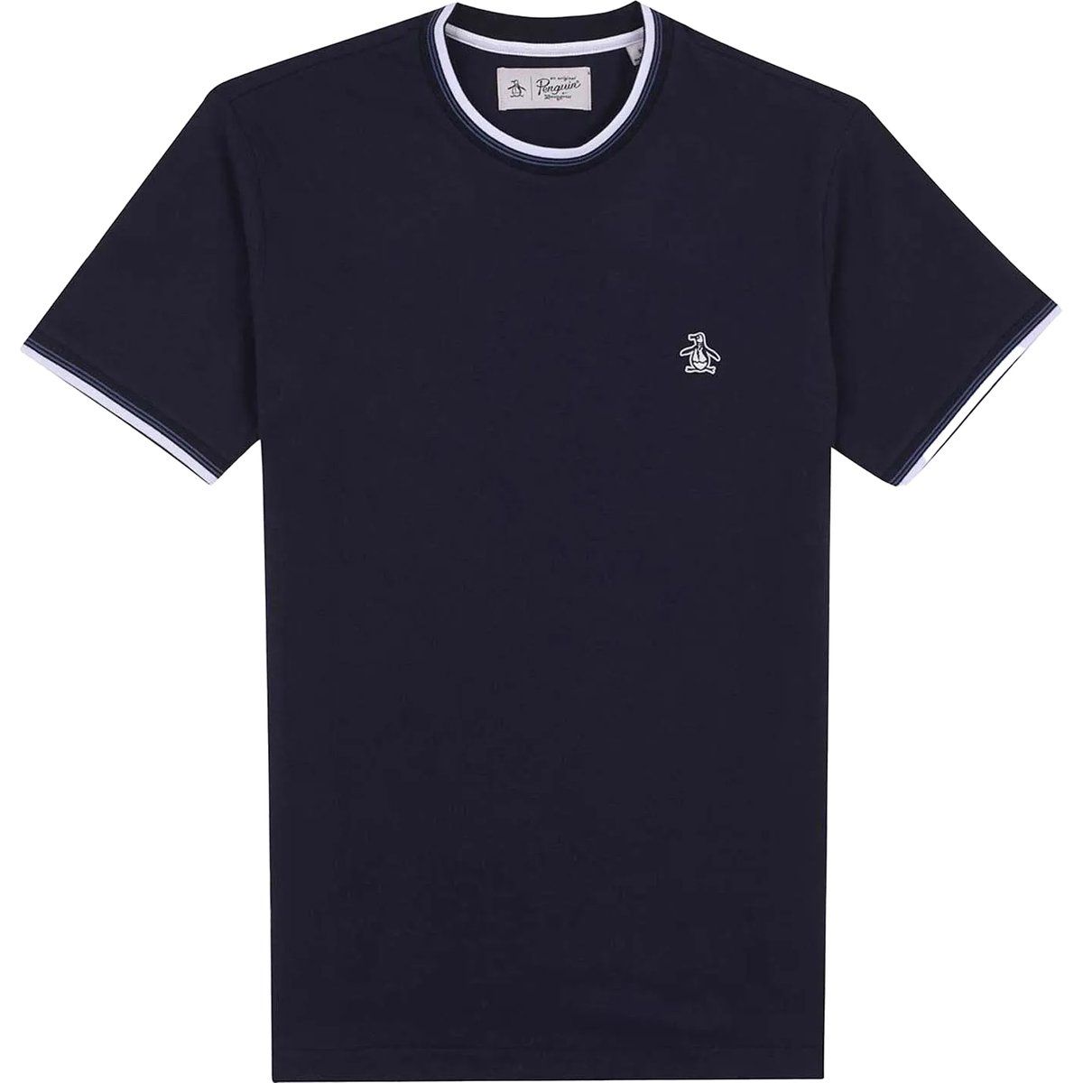 Herren T-Shirt mit Kontrastbesatz