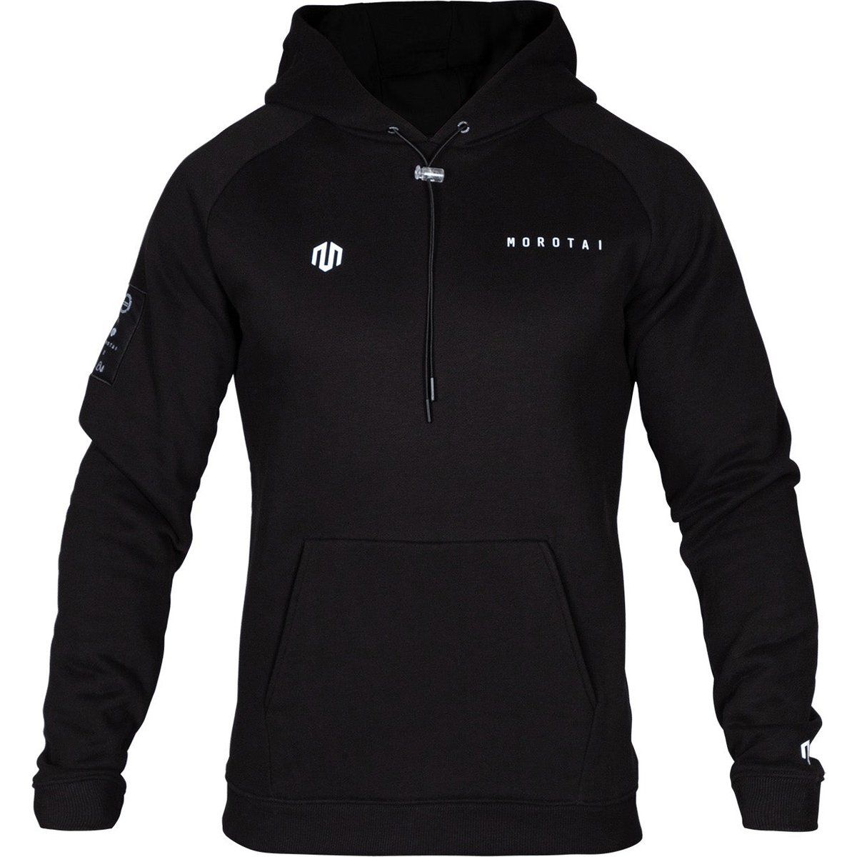 Minimalistischer Fleece-Hoodie mit Kordelzug