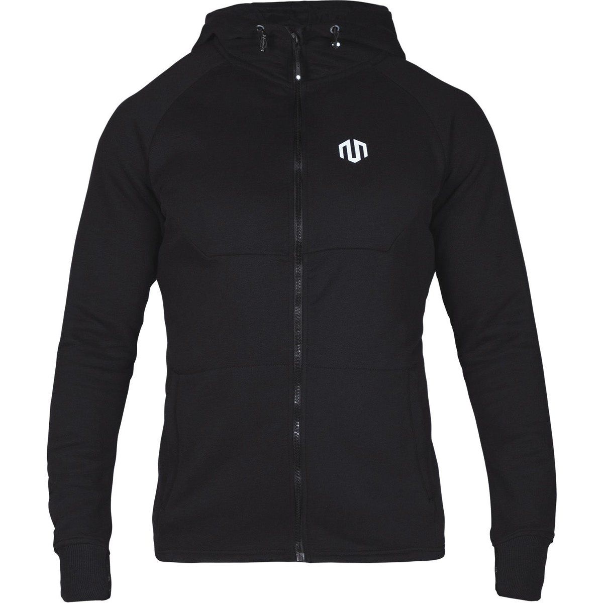 Sportlicher Fleece-Hoodie mit Reißverschluss