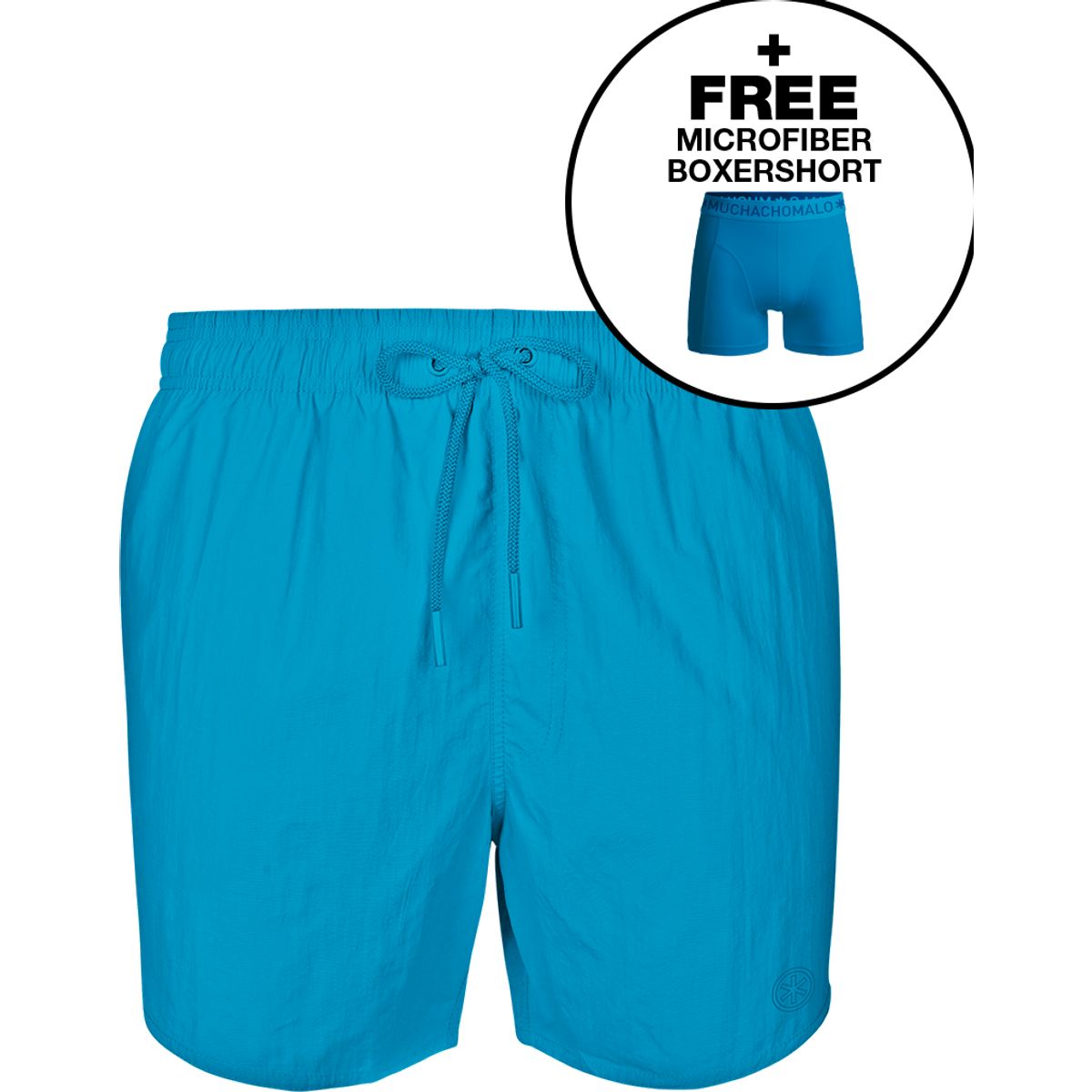 Herren Badehose mit Boxer-Schnitt